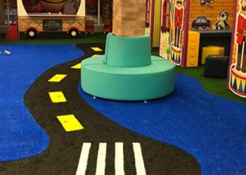 grama sintetica para playground